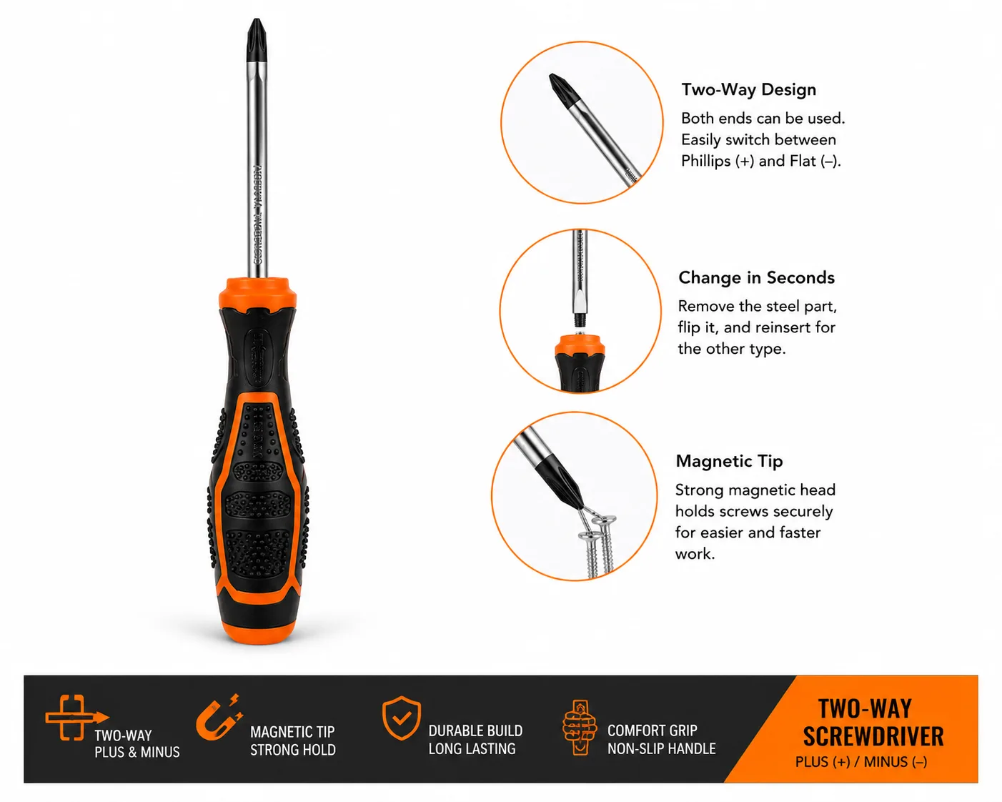 Two-Way Magnetic Screwdriver